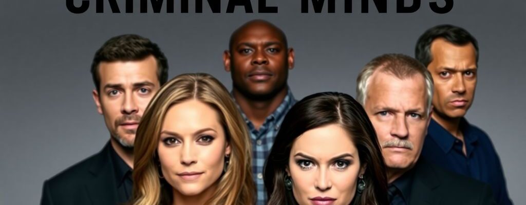 Köpfe und Schultern der Hauptdarsteller von Criminal Minds