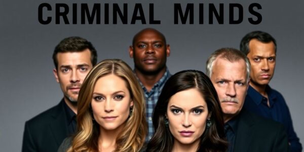 Köpfe und Schultern der Hauptdarsteller von Criminal Minds