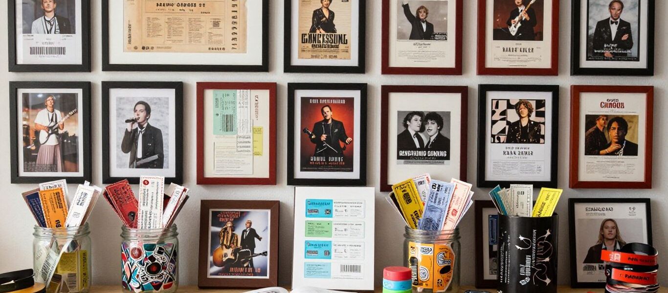 Konzertkarten kreativ aufbewahren: Ideen für Sammler