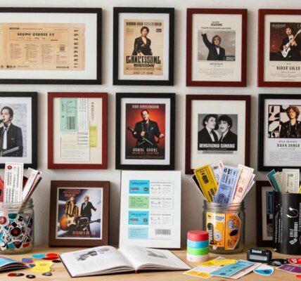 Konzertkarten kreativ aufbewahren: Ideen für Sammler