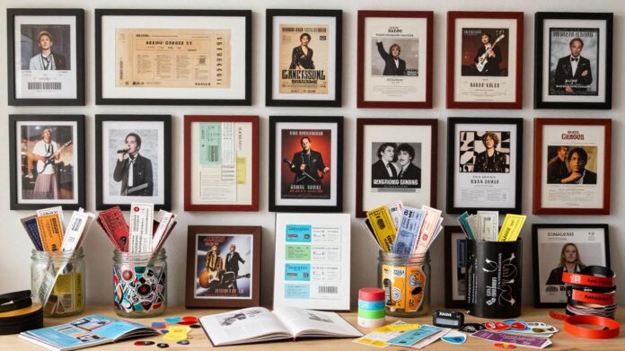 Konzertkarten kreativ aufbewahren: Ideen für Sammler