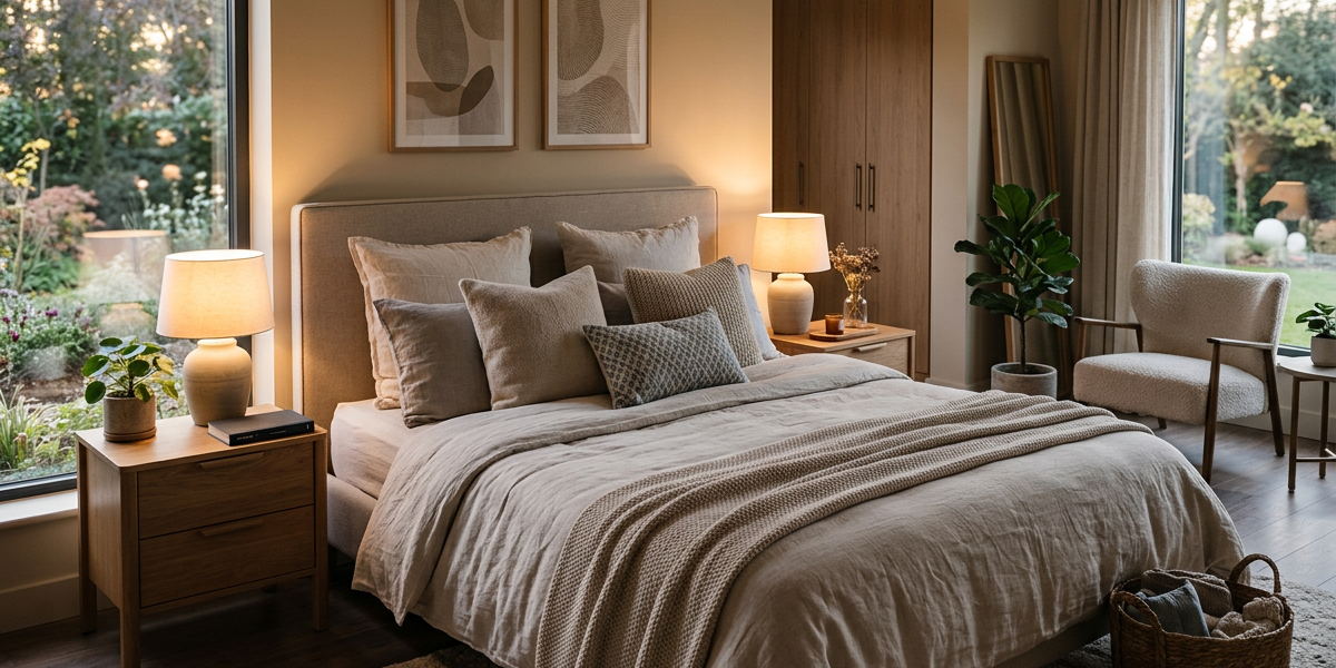 Schlafzimmer einrichten: So schaffen Sie eine echte Wohlfühl-Oase (KI)